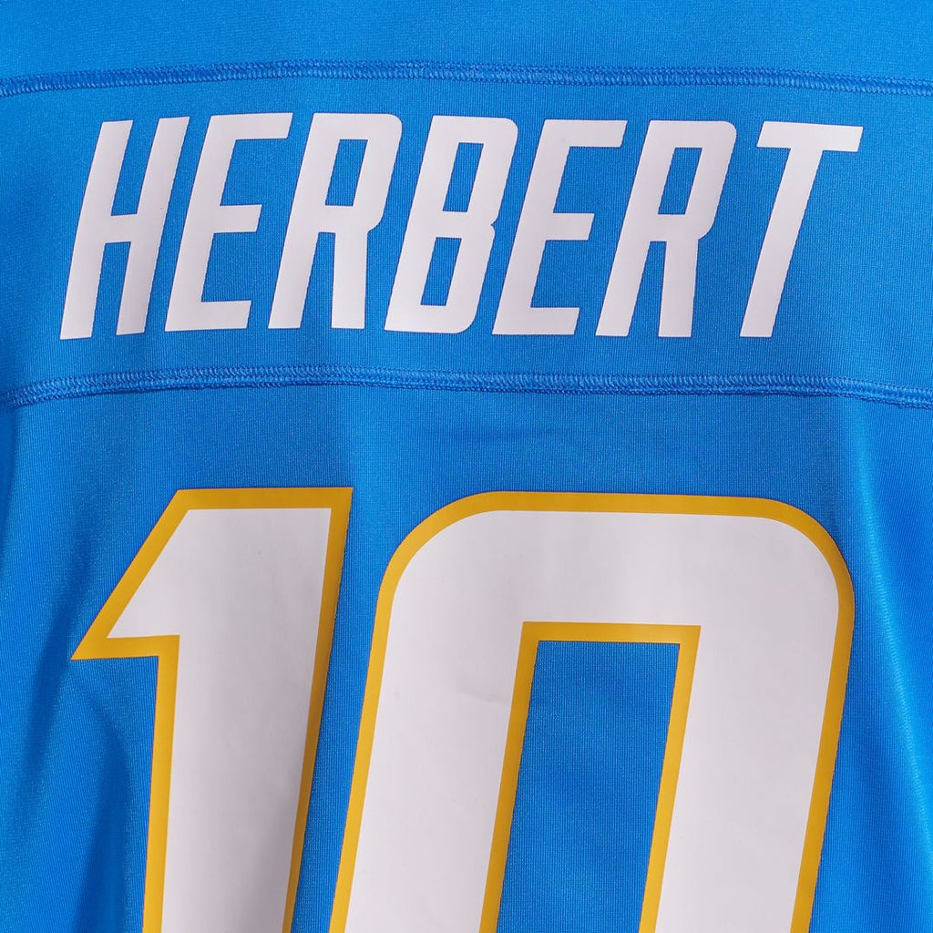 Los Angeles Chargers Justin Herbert Powder Blue Player Game Jersey product image 11, provided for visual reference and