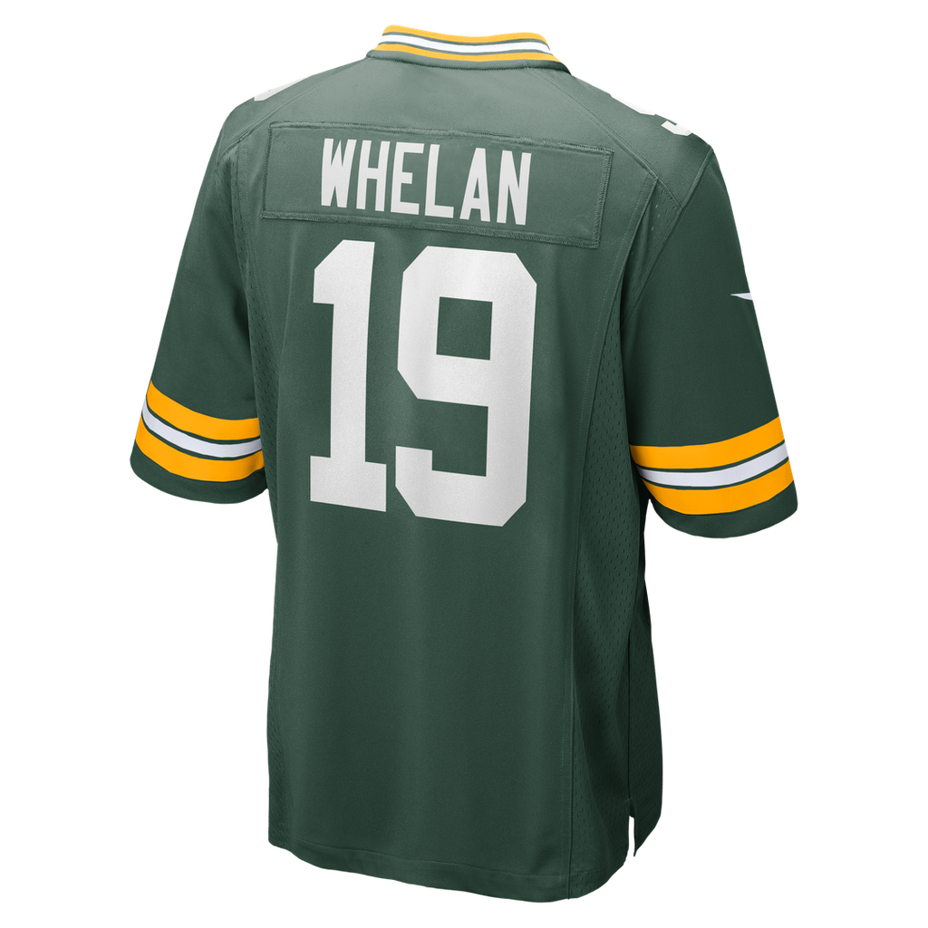 Green Bay Packers Daniel Whelan Green Game Jersey product image 3, provided for visual reference and product detail review