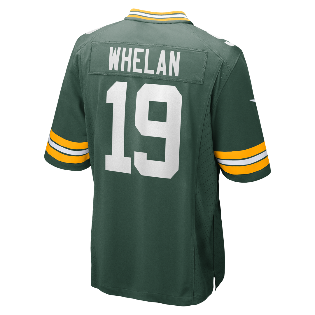 Green Bay Packers Daniel Whelan Green Game Jersey product image 3, provided for visual reference and product detail review
