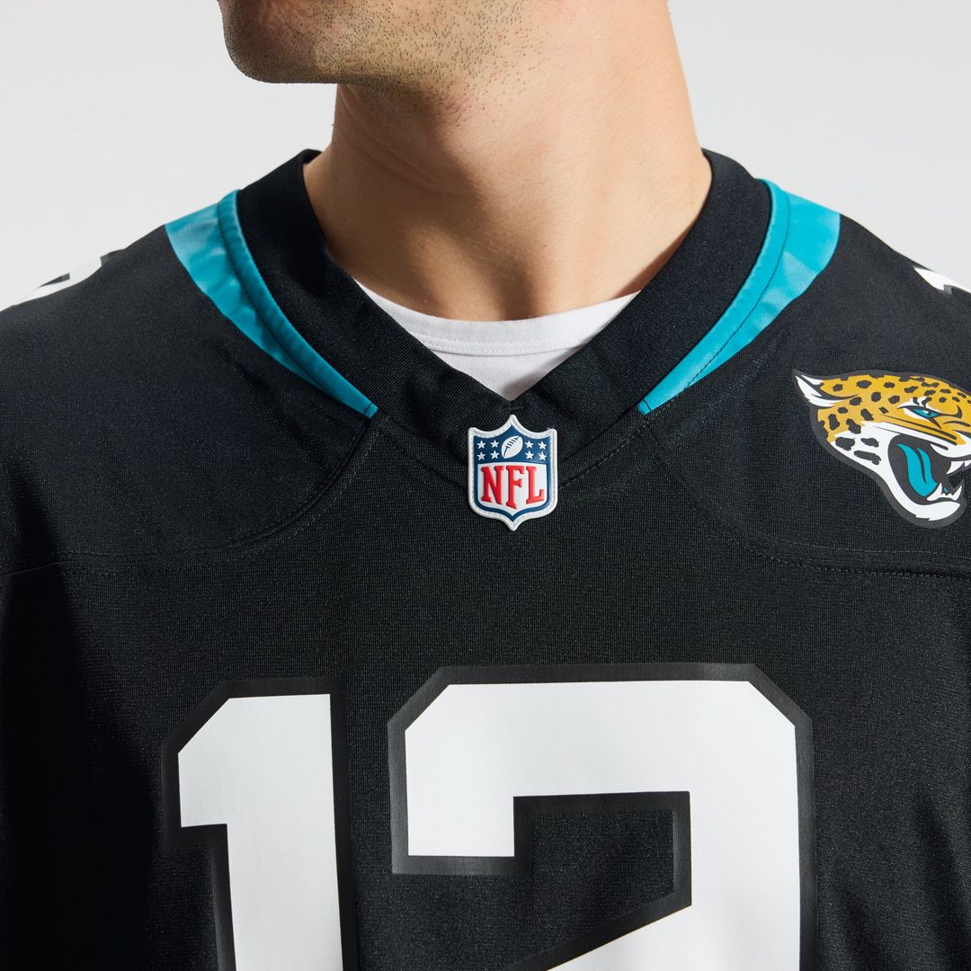 Jacksonville Jaguars Travis Hunter Black Alternate Game Jersey product image 9, provided for visual reference and product