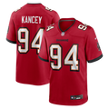 Tampa Bay Buccaneers Calijah Kancey Red Game Jersey product image 1, provided for visual reference and product detail review