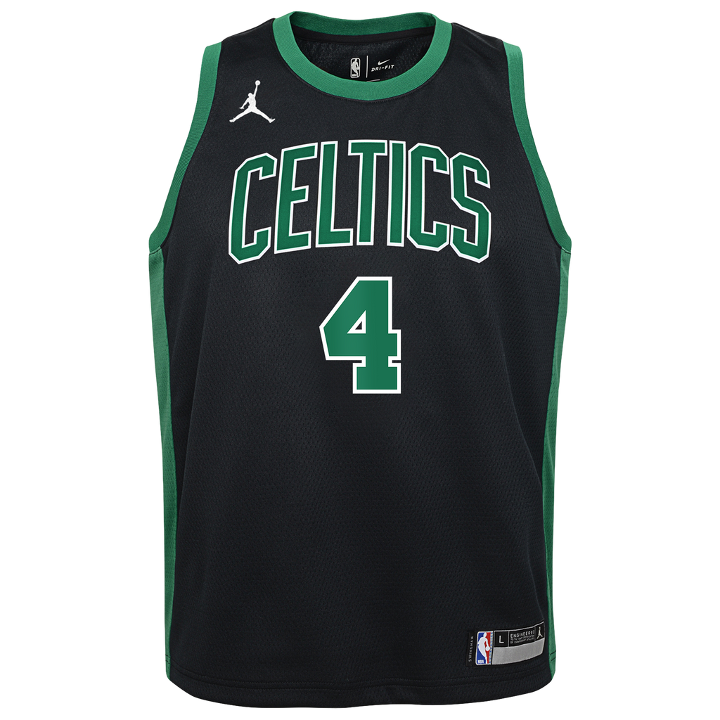 Mitchell Robinson Boston Celtics Statement Edition Swingman Jersey - Black - Youth product image 3, provided for visual