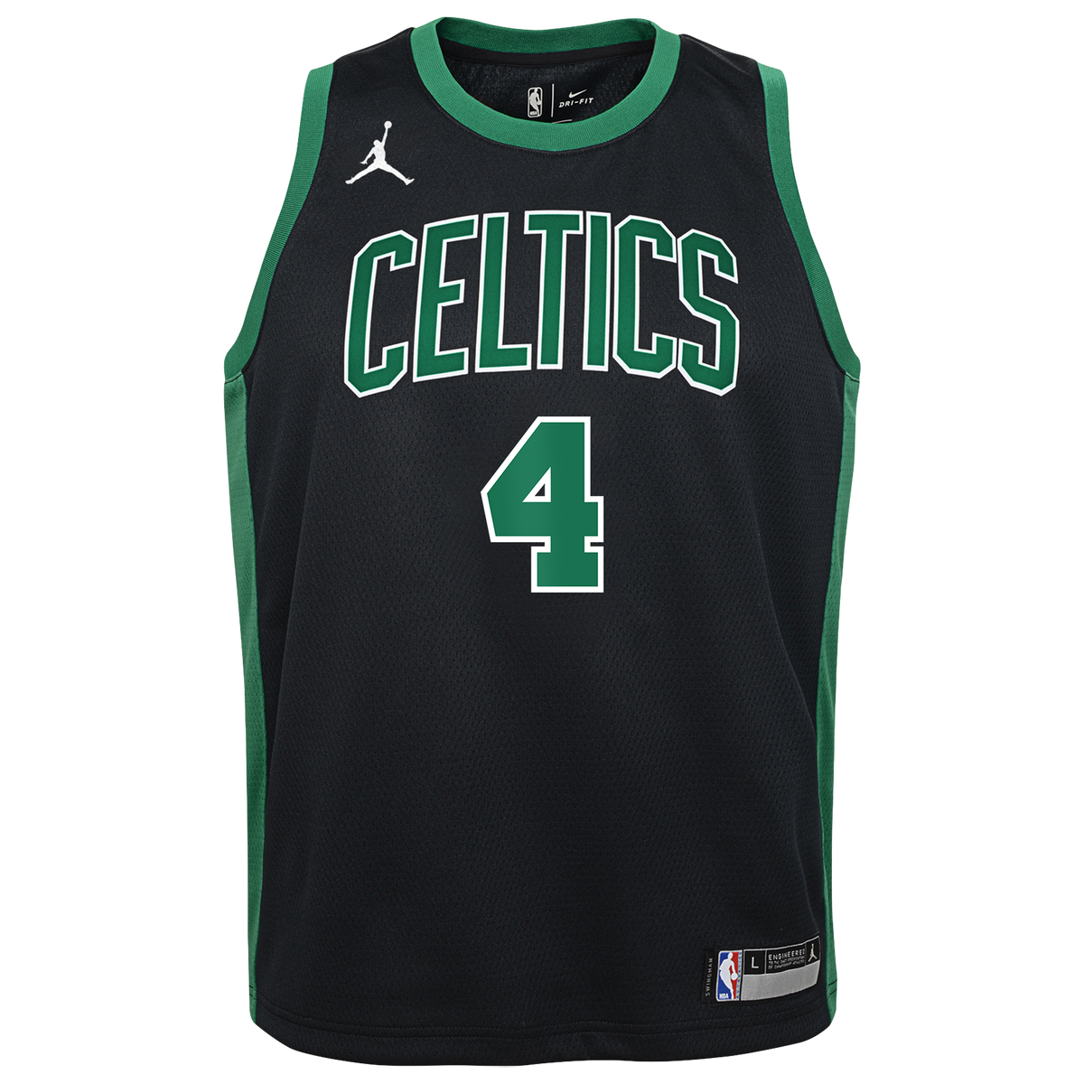 Mitchell Robinson Boston Celtics Statement Edition Swingman Jersey - Black - Youth product image 3, provided for visual