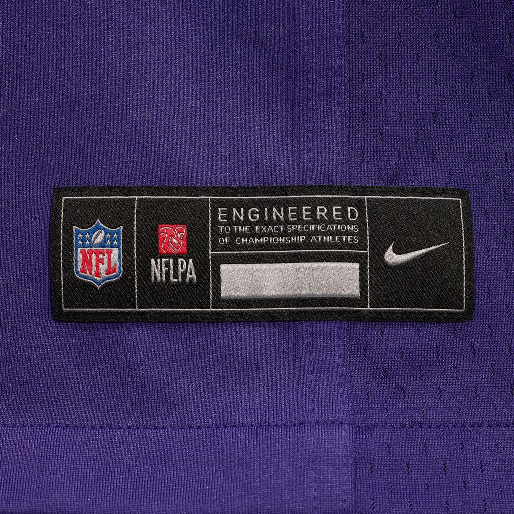 Baltimore Ravens Lamar Jackson White Game Jersey product image 12, provided for visual reference and product detail review