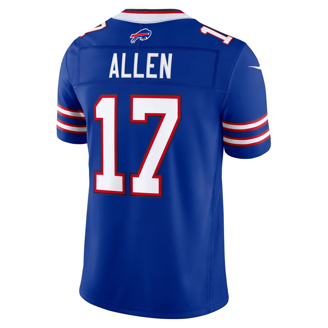 Buffalo Bills Josh Allen White Vapor F.U.S.E. Stitched Limited Jersey product image 15, provided for visual reference and