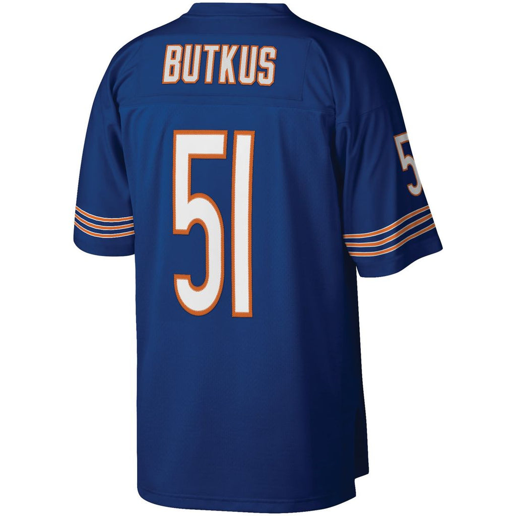 Chicago Bears Dick Butkus Navy Retired Player Legacy Replica Jersey product image 3, provided for visual reference and