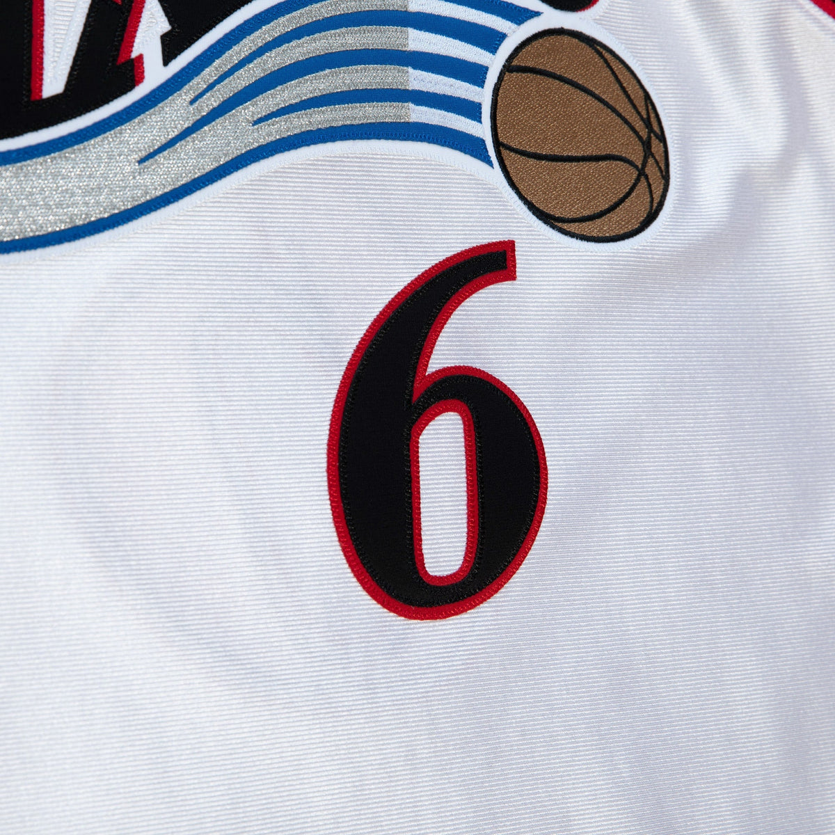 Allen Iverson Philadelphia 76ers 2002 All-Star East Authentic Jersey - White product image 5, provided for visual reference