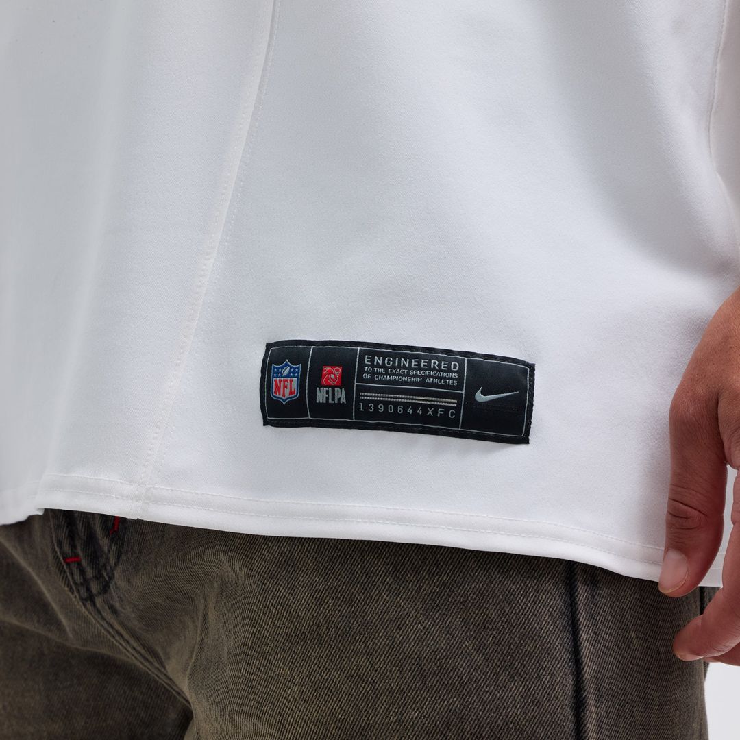 Cincinnati Bengals Joe Burrow White Vapor F.U.S.E. Elite Jersey product image 9, provided for visual reference and product