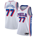 Philadelphia 76ers Association Edition Swingman Basketball Jersey - White - VJ Edgecombe - Unisex product image 1, provided