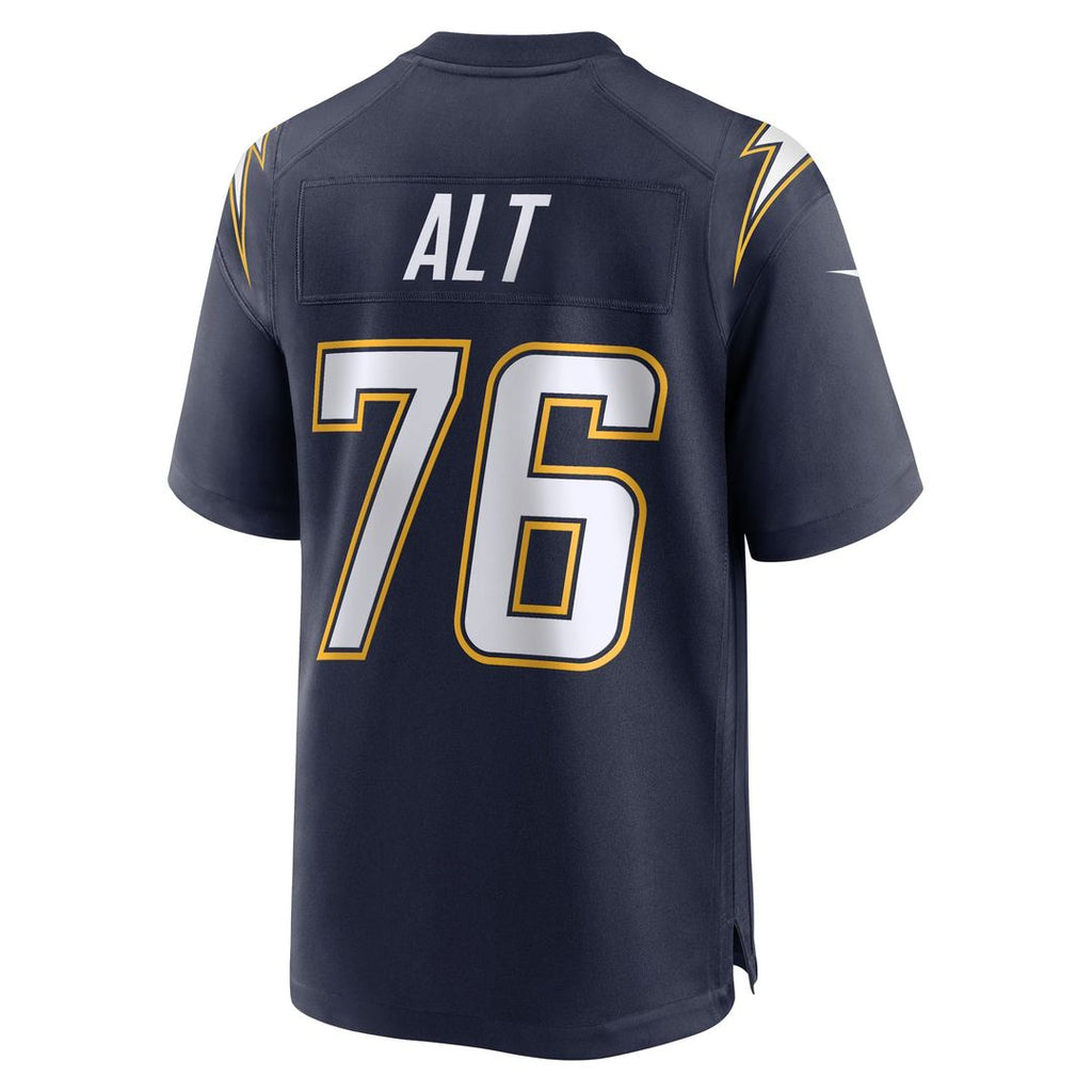 Los Angeles Chargers Joe Alt Gold Alternate Charger Power Game Player Jersey product image 17, provided for visual reference