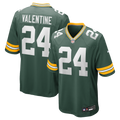 Green Bay Packers Carrington Valentine Green Game Jersey product image 1, provided for visual reference and product detail