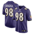 Baltimore Ravens Tony Siragusa Purple Game Retired Player Jersey product image 1, provided for visual reference and product