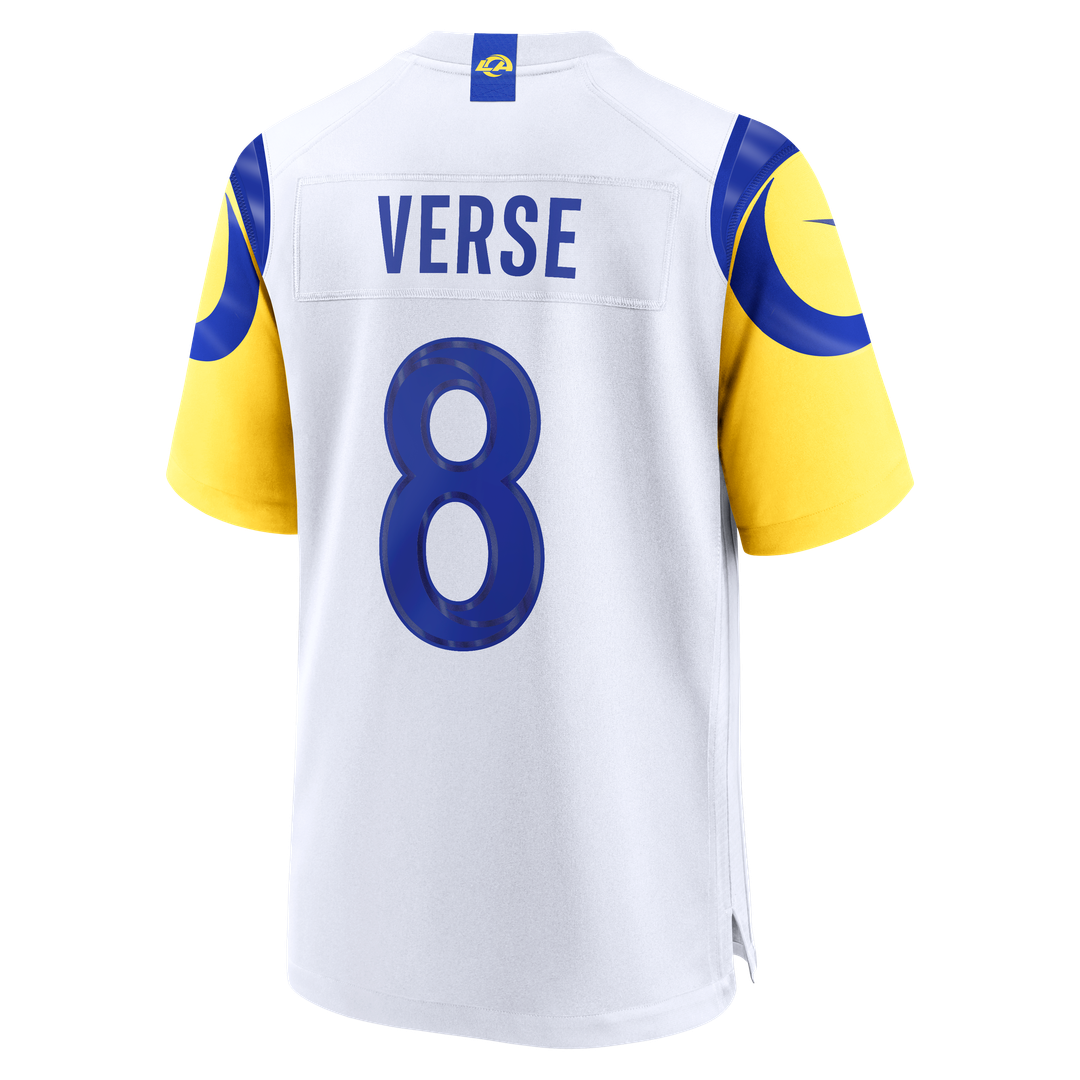 Los Angeles Rams Jared Verse White White Game Player Jersey product image 20, provided for visual reference and product