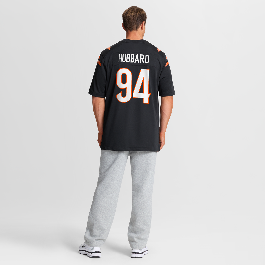 Cincinnati Bengals Sam Hubbard Black Player Game Jersey product image 8, provided for visual reference and product detail