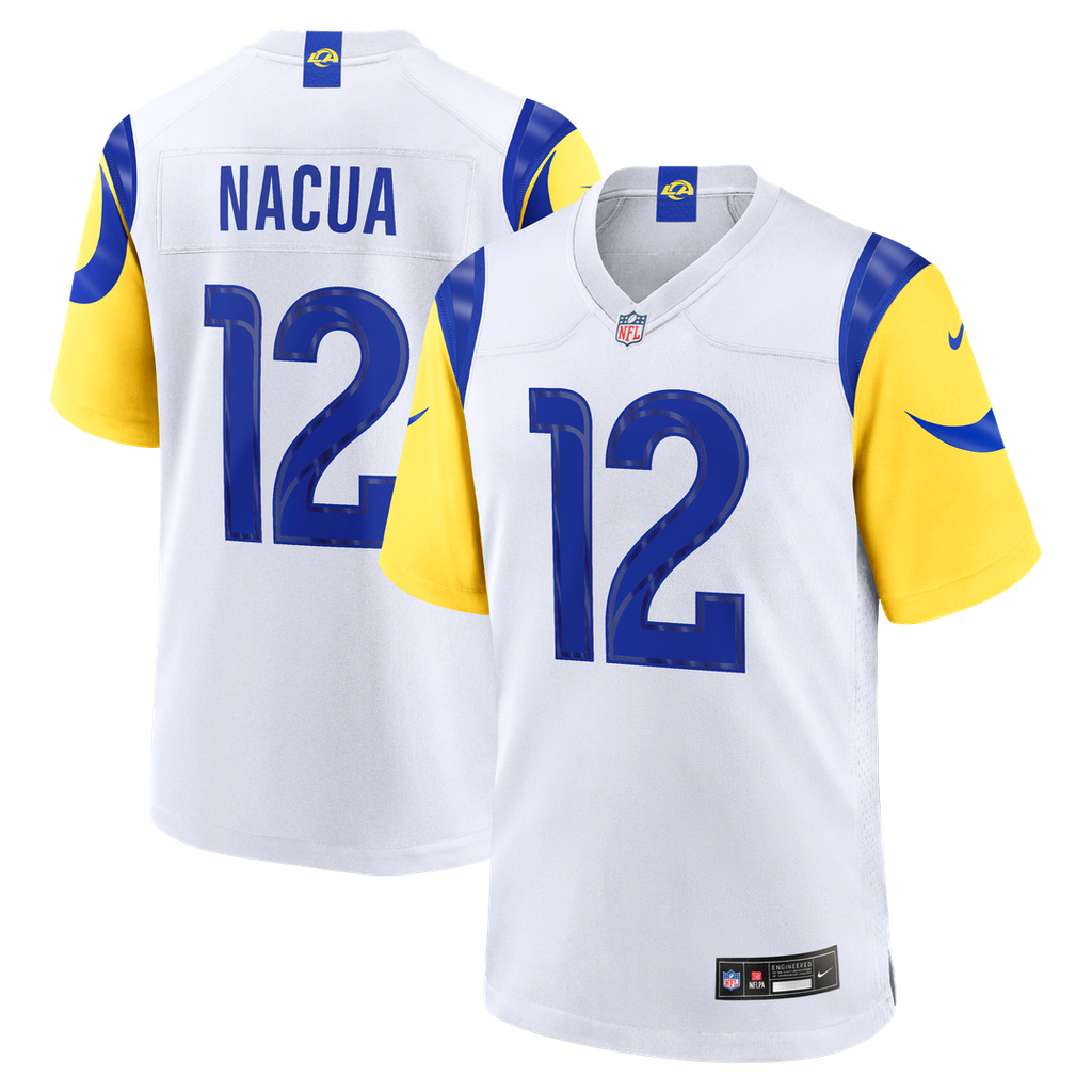 Los Angeles Rams Puka Nacua Royal Team Game Player Jersey product image 27, provided for visual reference and product detail