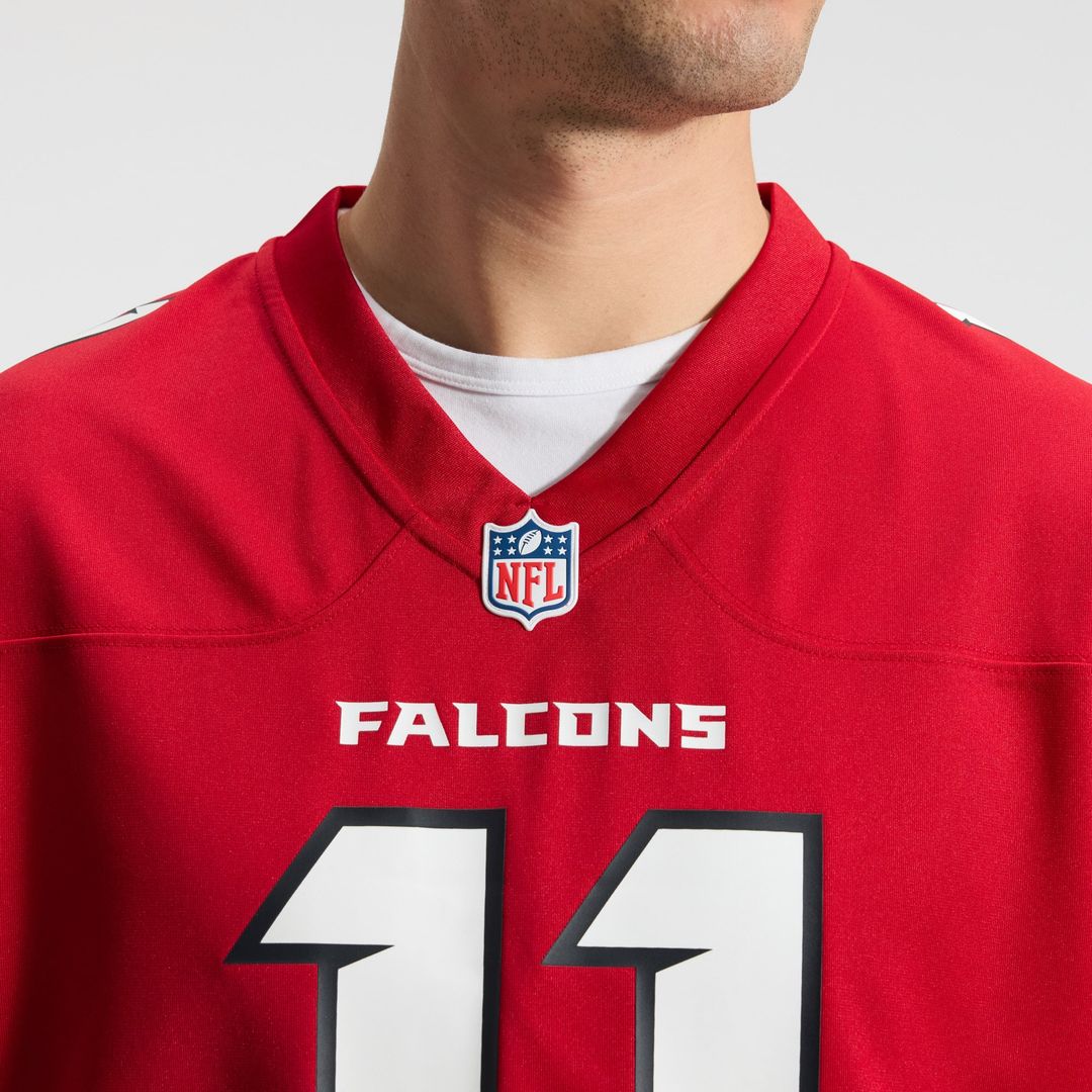 Atlanta Falcons Jalon Walker Red Game Jersey product image 22, provided for visual reference and product detail review