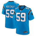 Carolina Panthers Luke Kuechly Blue Retired Player Alternate Game Jersey product image 1, provided for visual reference and