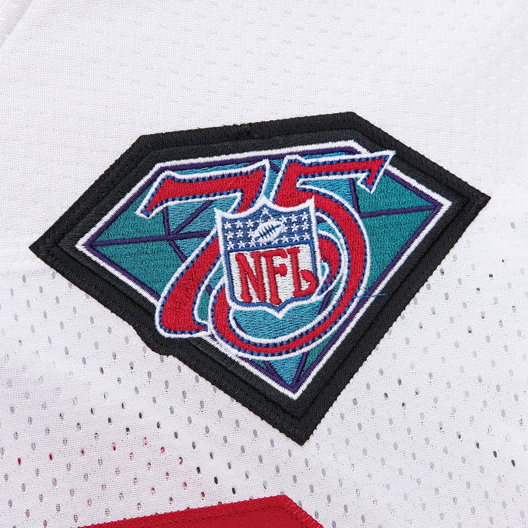 San Francisco 49ers 1994 Jerry Rice White Authentic Throwback Retired Player Jersey product image 5, provided for visual