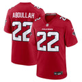 Atlanta Falcons Yasir Abdullah Red Team Game Jersey product image 1, provided for visual reference and product detail review