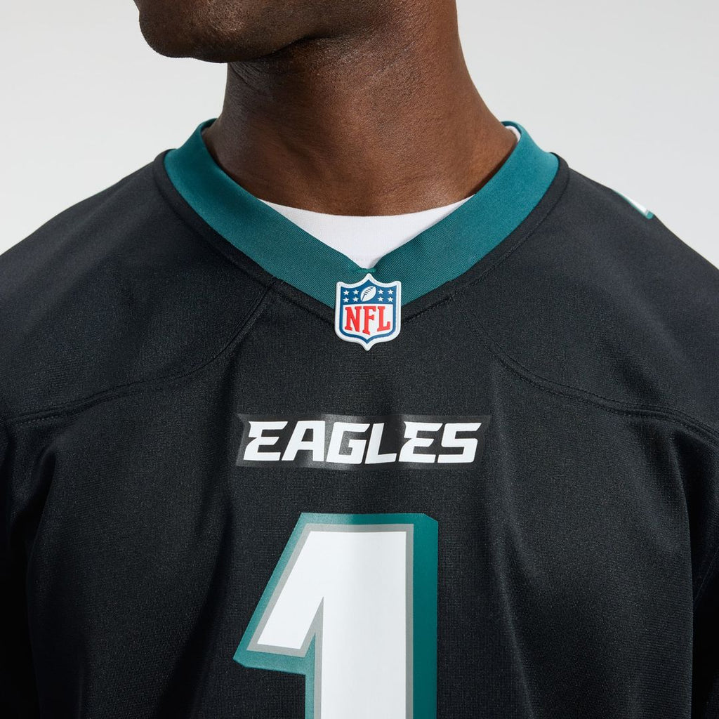 Philadelphia Eagles Jalen Hurts Midnight Green Team Game Jersey product image 35, provided for visual reference and product