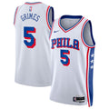 Philadelphia 76ers Association Edition Swingman Basketball Jersey - White - Quentin Grimes - Unisex product image 1,