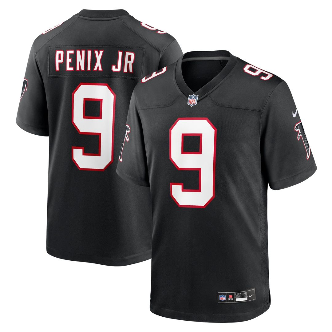 Atlanta Falcons Michael Penix Jr. White Game Jersey product image 15, provided for visual reference and product detail review