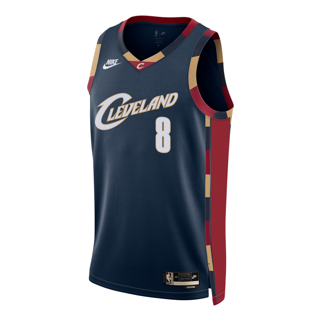 Dennis Schröder Cleveland Cavaliers Classic Edition Swingman Jersey - Navy - Unisex product image 3, provided for visual