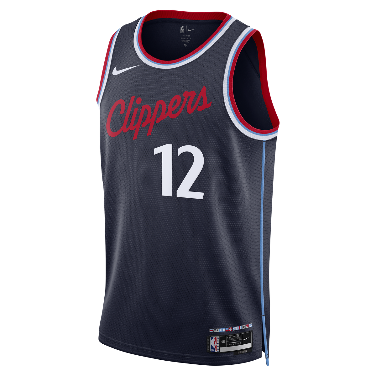 Nick Martinelli Los Angeles Clippers Icon Edition Replica Swingman Jersey - Navy - Unisex product image 3, provided for