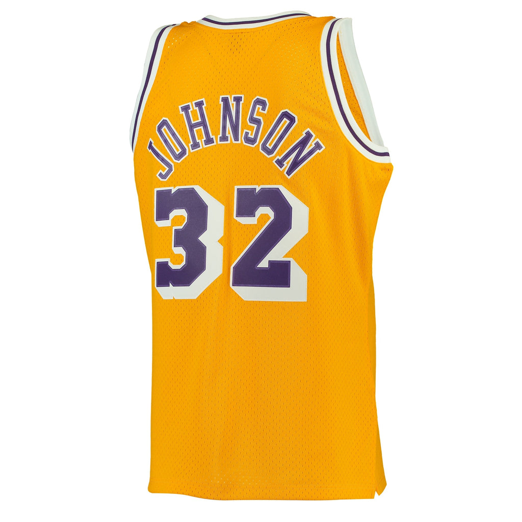 Men's Mitchell & Ness Magic Johnson Gold Los Angeles Lakers product image 4