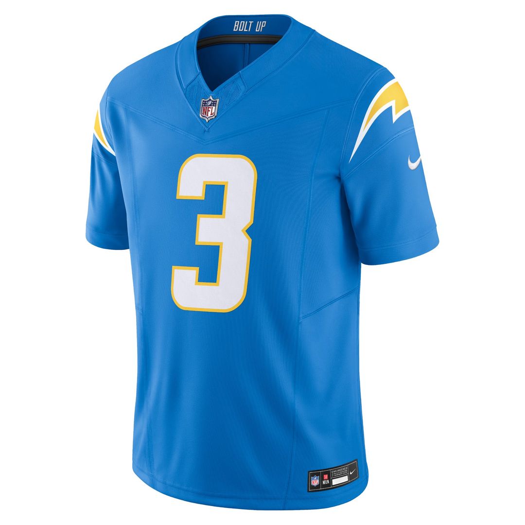 Los Angeles Chargers Derwin James Jr. Gold Alternate Charger Power Vapor F.U.S.E. Limited Jersey product image 8, provided