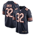 Chicago Bears Terell Smith Navy Game Jersey product image 1, provided for visual reference and product detail review