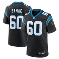 Carolina Panthers Nick Samac Black Team Game Jersey product image 1, provided for visual reference and product detail review