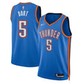 Oklahoma City Thunder Icon Edition Swingman Basketball Jersey - Blue - Luguentz Dort - Unisex product image 1, provided for