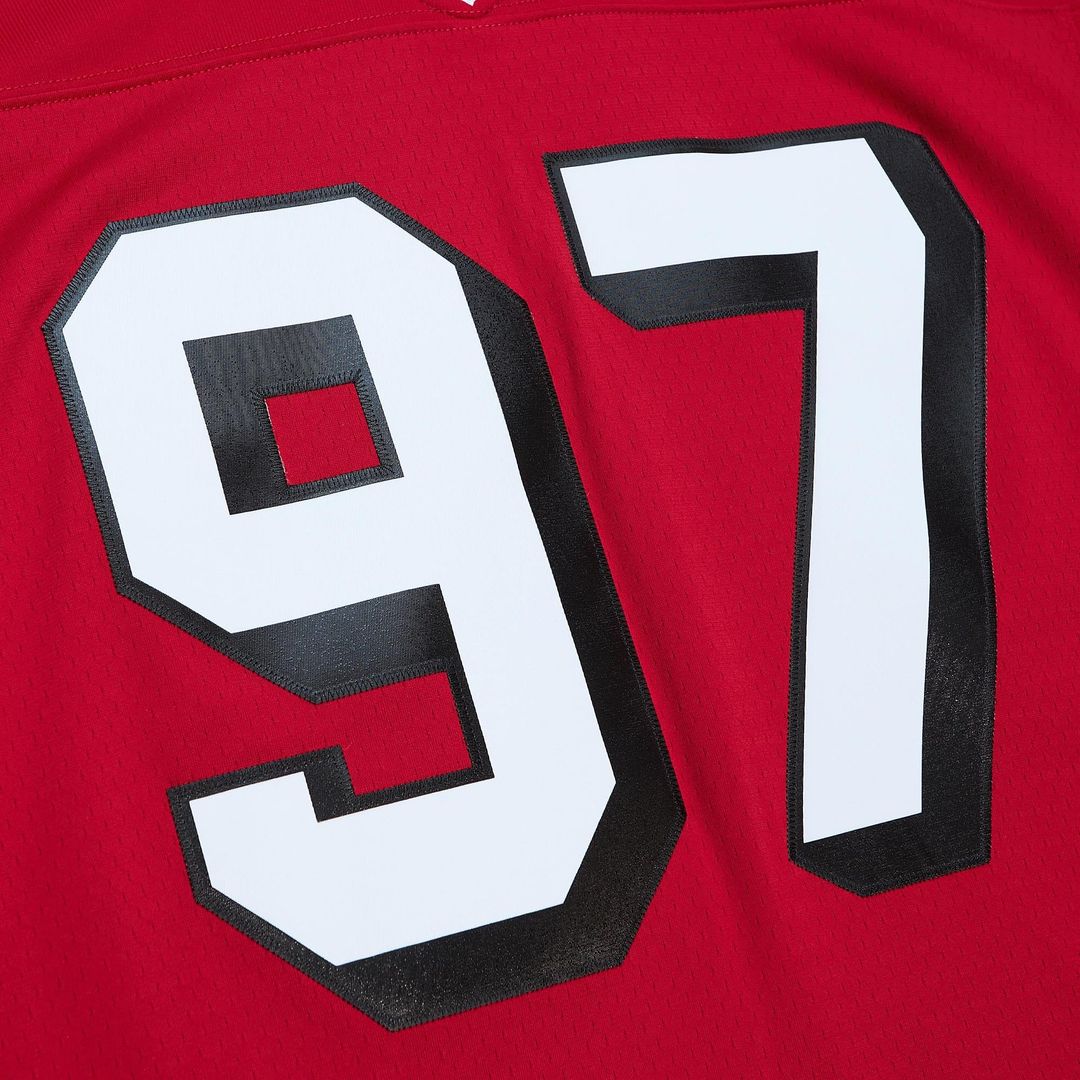 San Francisco 49ers Bryant Young White Legacy Replica Jersey product image 10, provided for visual reference and product