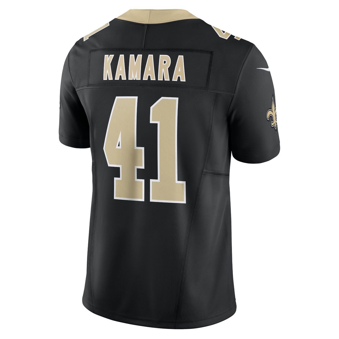New Orleans Saints Alvin Kamara White Alternate Vapor F.U.S.E. Limited Jersey product image 9, provided for visual reference