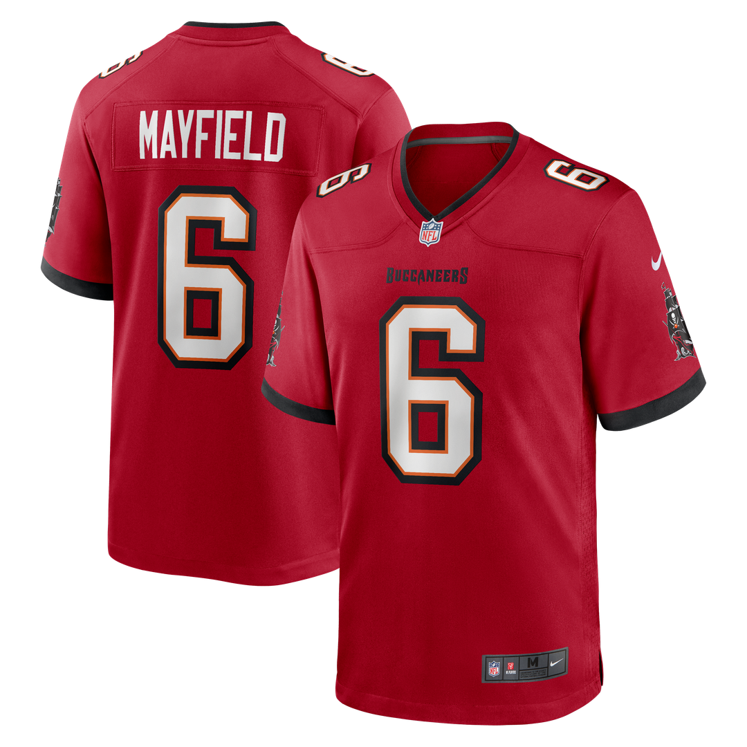 Tampa Bay Buccaneers Baker Mayfield Orange Throwback Game Jersey product image 13, provided for visual reference and product
