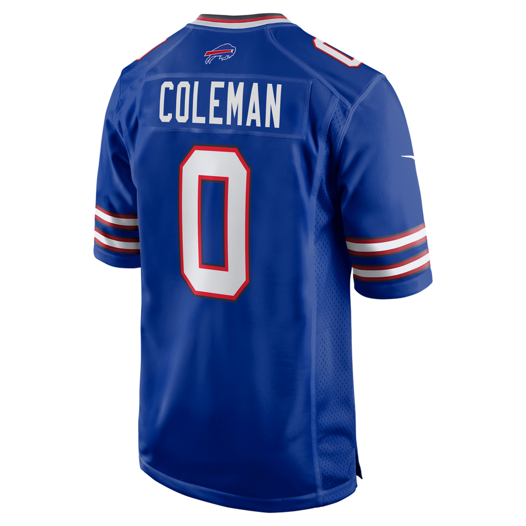 Buffalo Bills Keon Coleman Royal Player Game Jersey product image 3, provided for visual reference and product detail review
