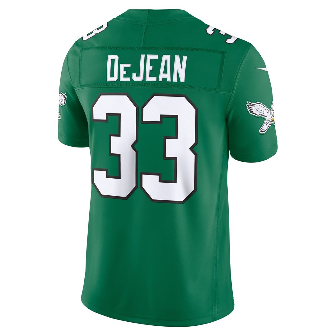 Philadelphia Eagles Cooper DeJean Midnight Green Team Vapor F.U.S.E. Stitched Limited Jersey product image 37, provided for