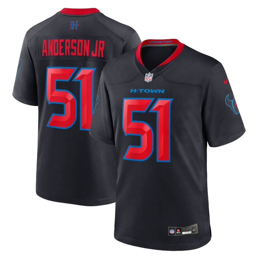 Houston Texans Will Anderson Jr. Red Alternate Game Jersey product image 13, provided for visual reference and product