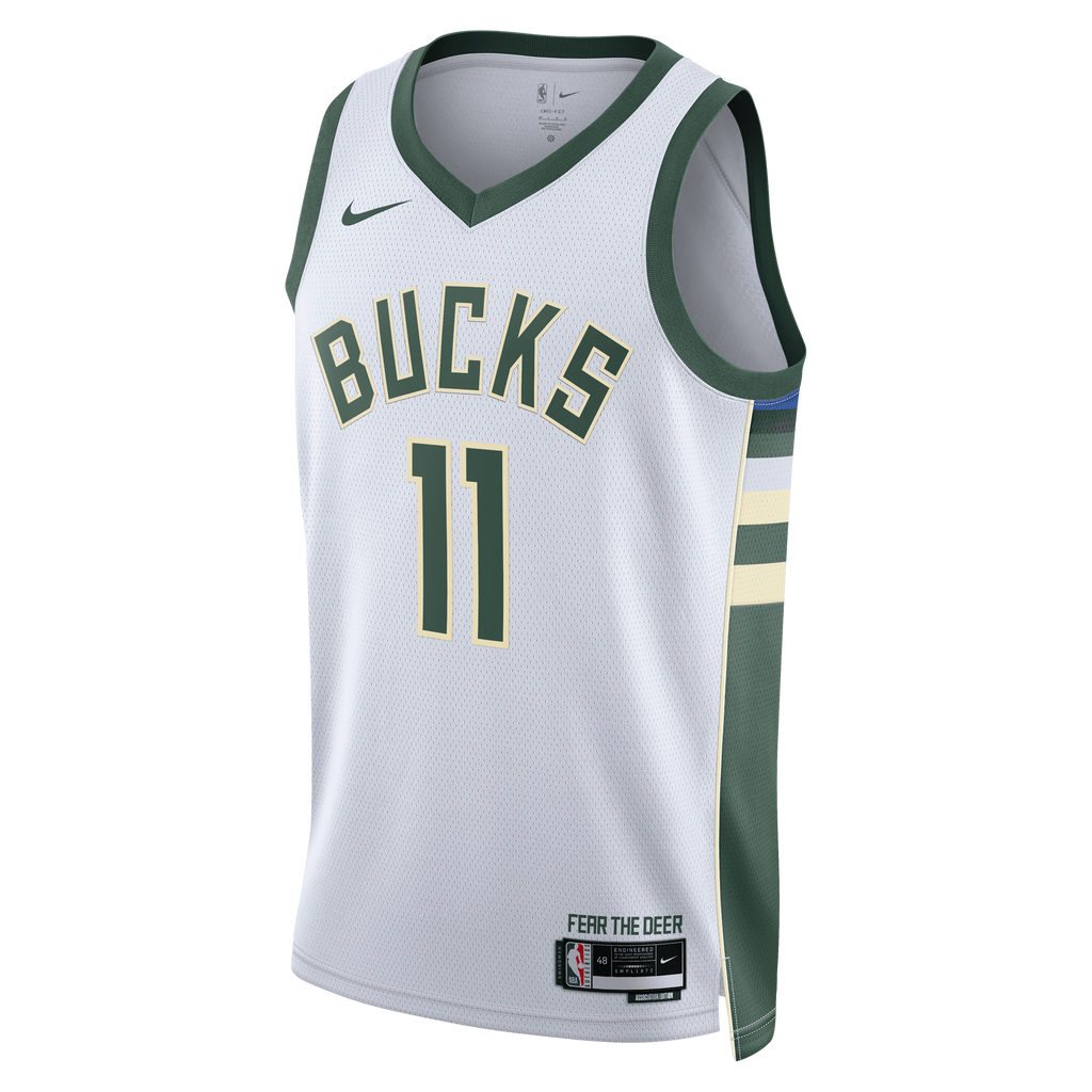 Milwaukee Bucks Association Edition Swingman Jersey - White product image 3