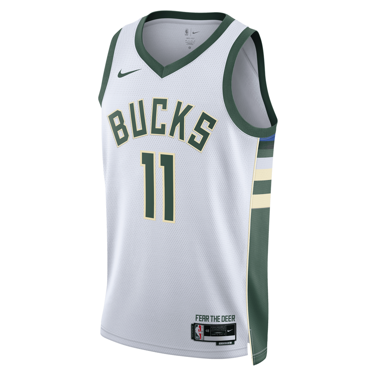 Milwaukee Bucks Association Edition Swingman Jersey - White product image 3
