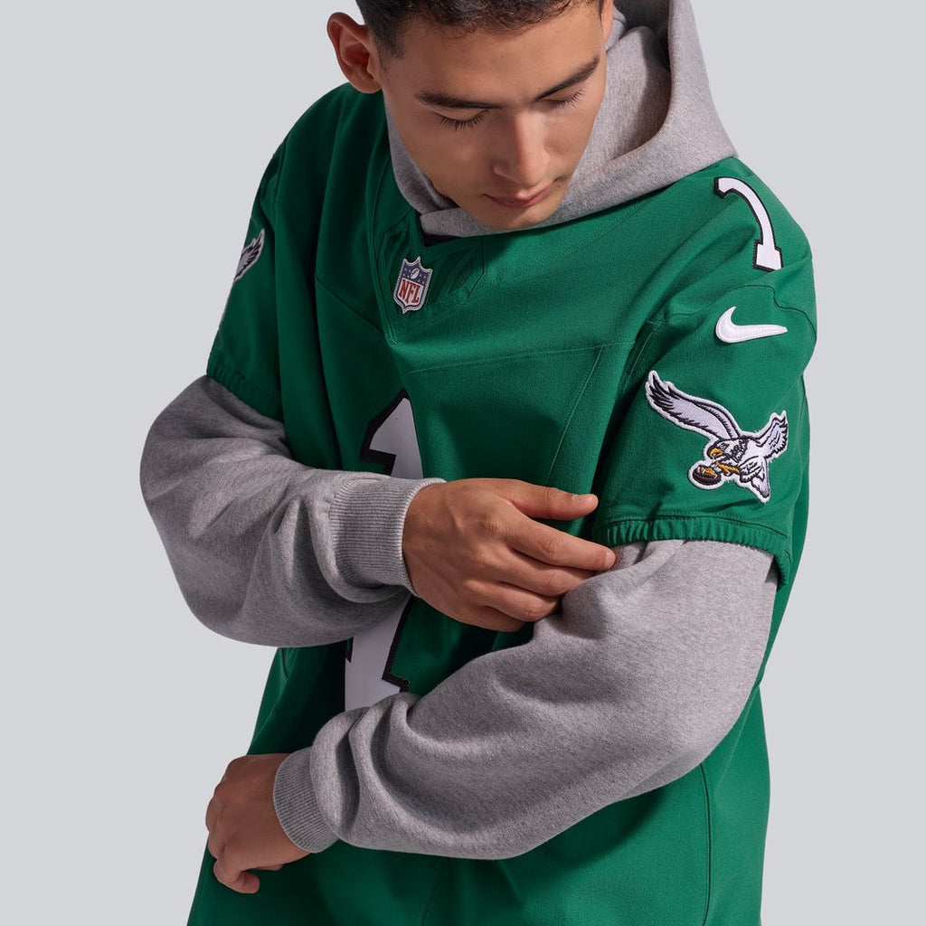 Philadelphia Eagles Jalen Hurts Midnight Green Team Vapor F.U.S.E. Elite Jersey product image 15, provided for visual