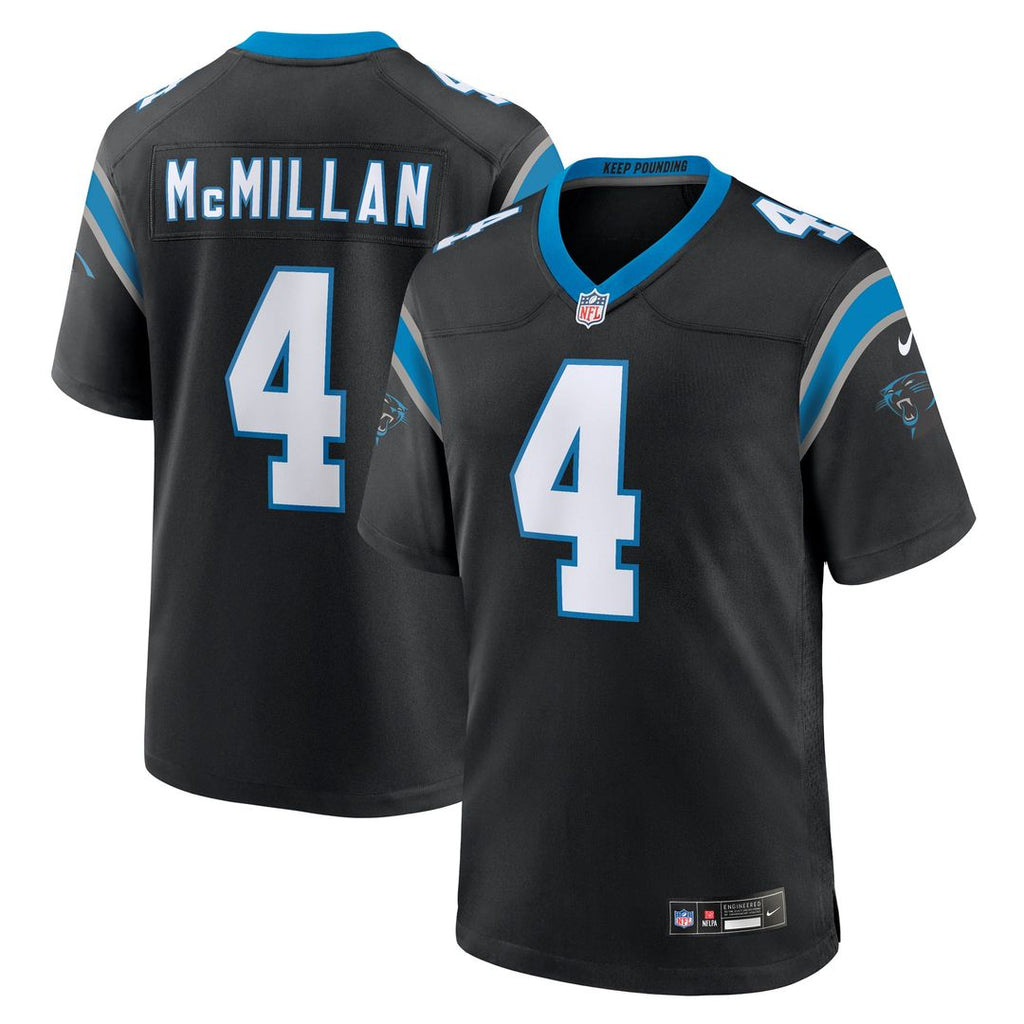 Carolina Panthers Tetairoa McMillan Blue Alternate Game Jersey product image 7, provided for visual reference and product
