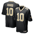 New Orleans Saints Brandin Cooks Black Team Game Jersey product image 1, provided for visual reference and product detail
