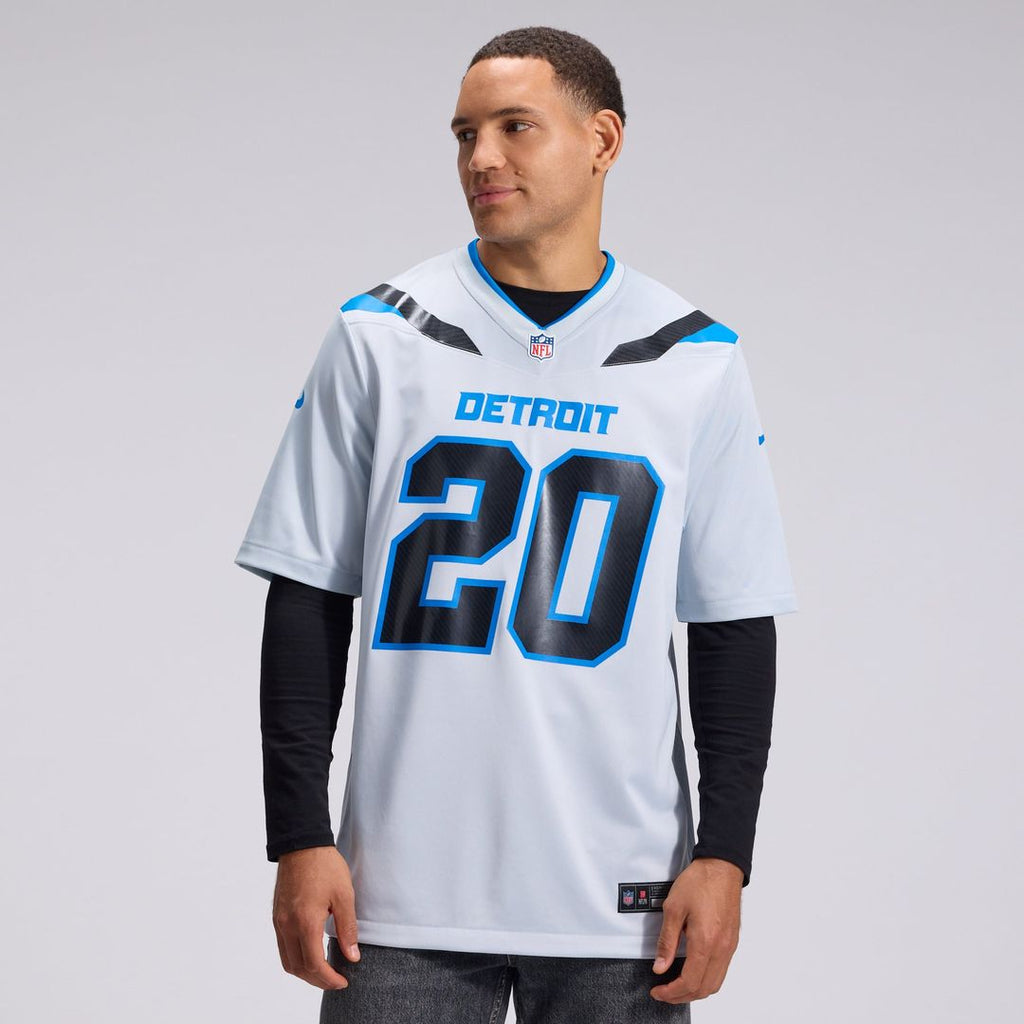 Detroit Lions Barry Sanders Silver 2026 Rivalries Collection Game Jersey product image 2, provided for visual reference and