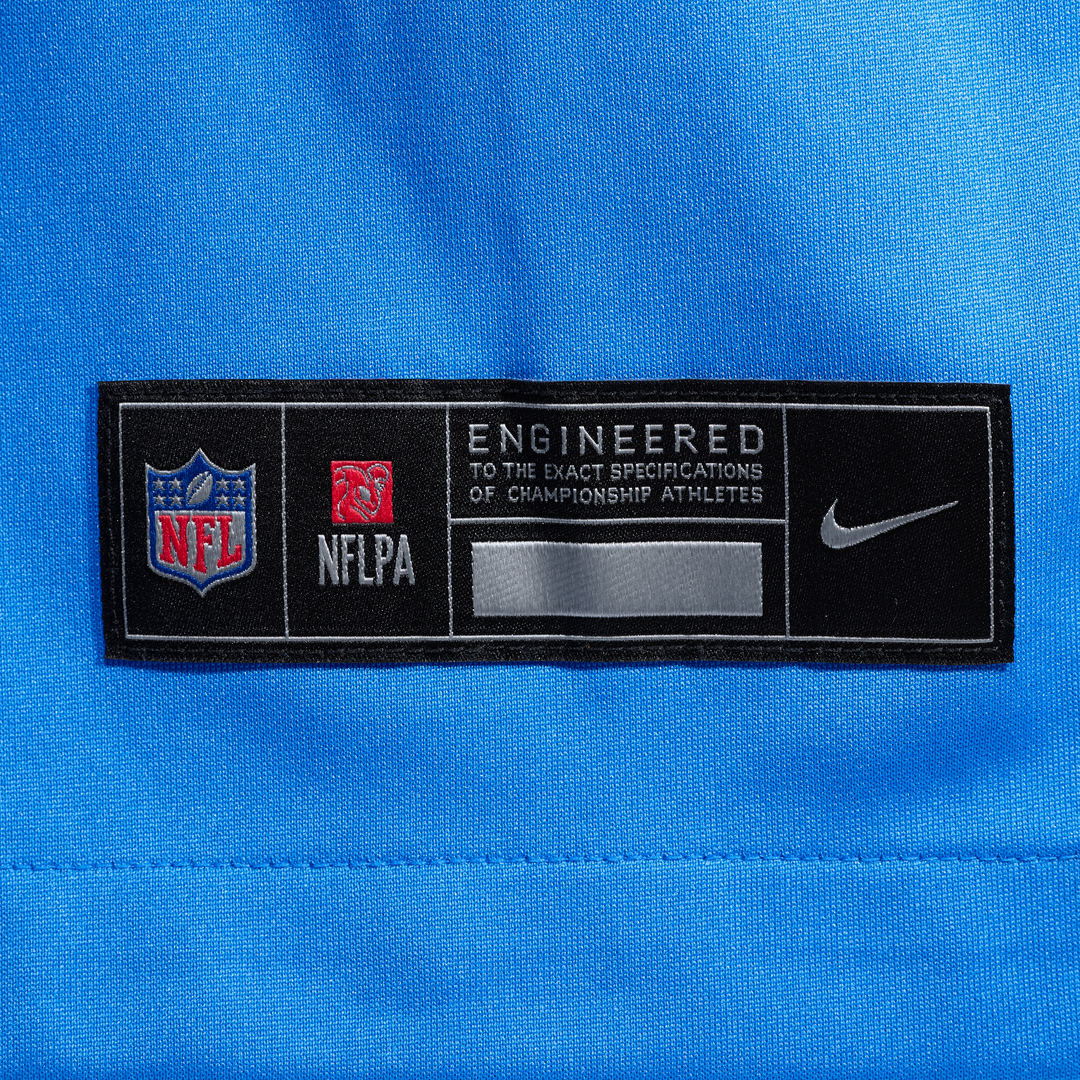 Los Angeles Chargers Tucker Fisk Powder Blue Team Game Jersey product image 6, provided for visual reference and product