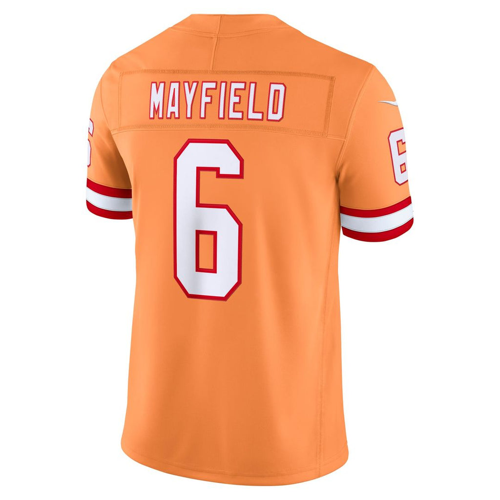 Tampa Bay Buccaneers Baker Mayfield Creamsicle Alternate Vapor F.U.S.E. Stitched Limited Jersey product image 3, provided