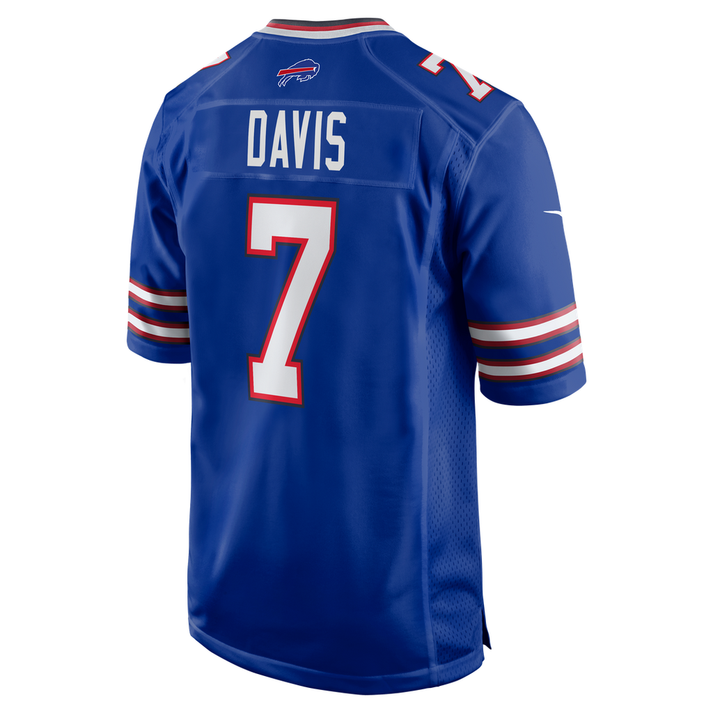 Buffalo Bills Ray Davis Royal Team Game Jersey product image 3, provided for visual reference and product detail review