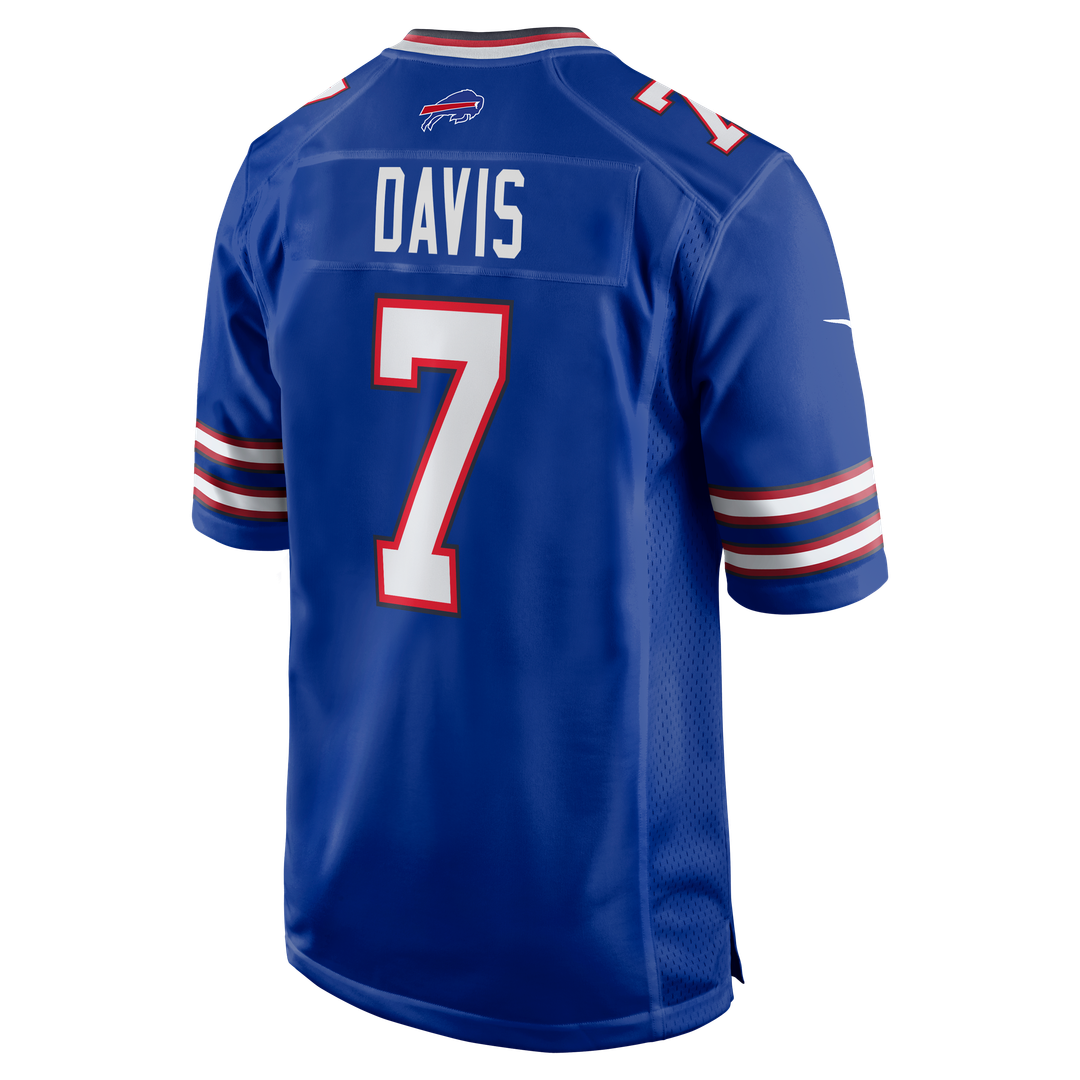 Buffalo Bills Ray Davis Royal Team Game Jersey product image 3, provided for visual reference and product detail review