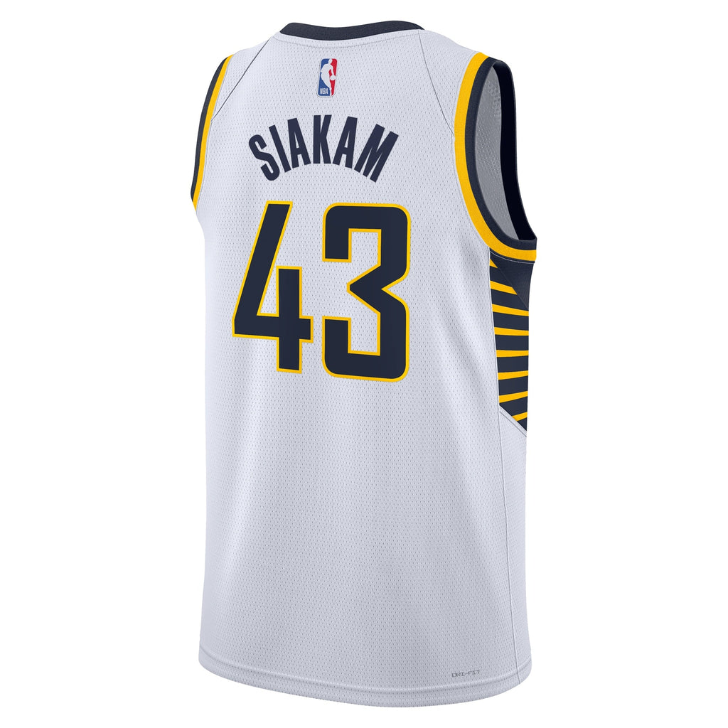 Pascal Siakam Indiana Pacers Association Edition Swingman Jersey - White - Youth product image 4, provided for visual